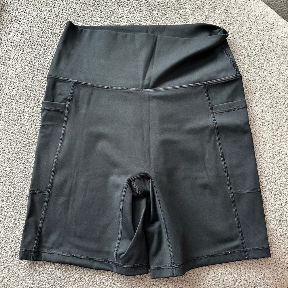 Aerie Black Bike Shorts